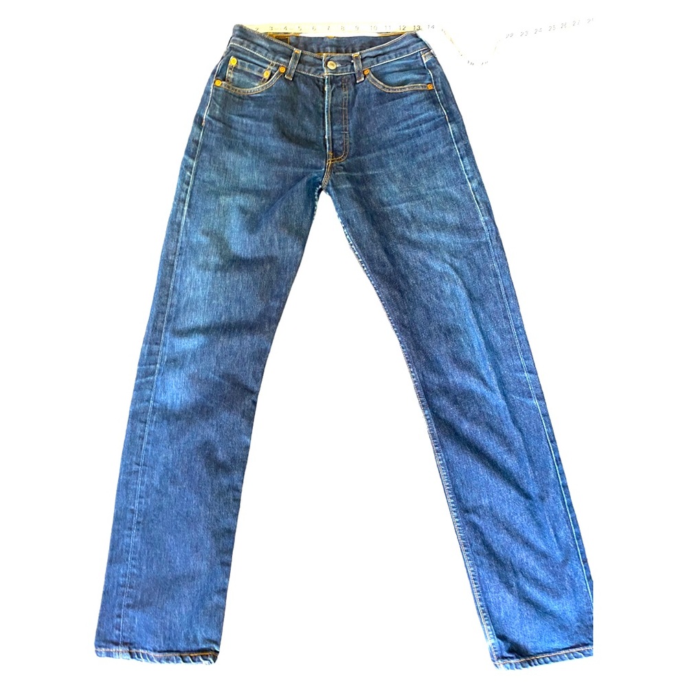 NWOT LEVI’S 501 FOR ANTHRO HIGH WAISTED BUTTON FLY STRAIGHT LEG THE OG OF JEANS - Picture 4 of 16